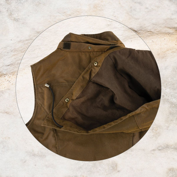 Burke & Wills Womens Bronze St Arnaud Oilskin Vest