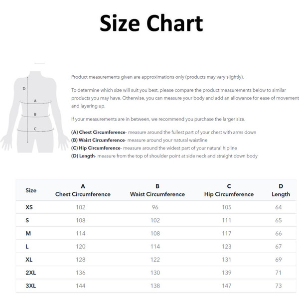 Burke & Wills Womens Dark Caramel Kings Jacket Sizing Guide