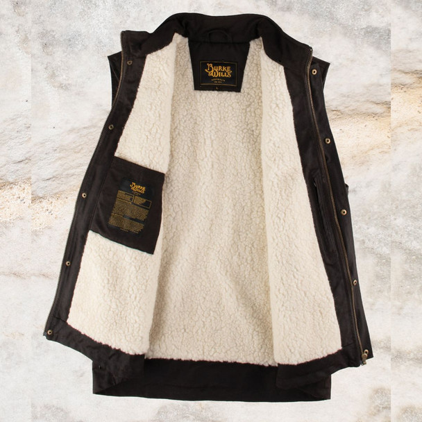 Burke & Wills Mens Brown Byron Vest