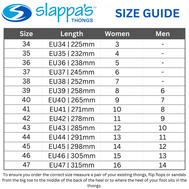 Slappa's Arch Support Thongs - Black