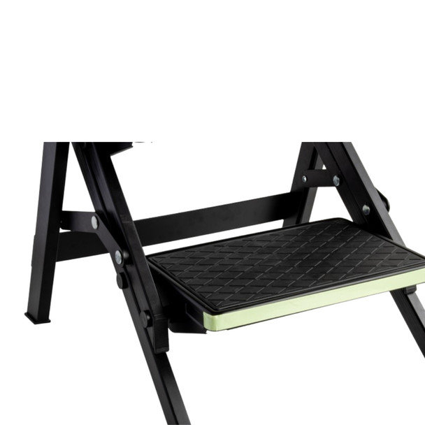Supex Two Stage Black Aluminium Step