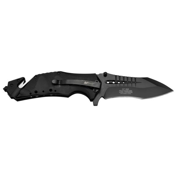 MTech USA Black Emergency Pocket Knife