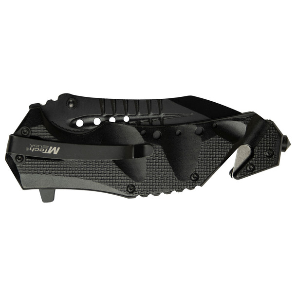 MTech USA Black Emergency Pocket Knife