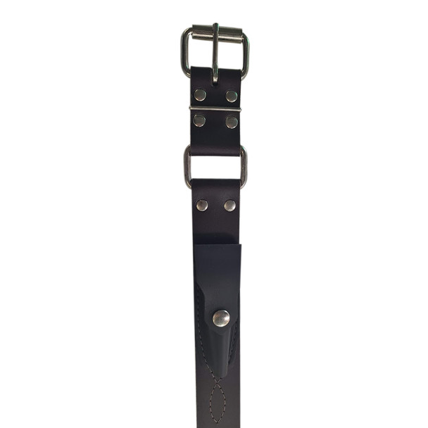 Leather Bushman's Belt w Knife Pouch