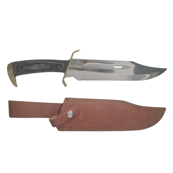 Wild Turkey Classic Bowie Knife w Leather Sheath