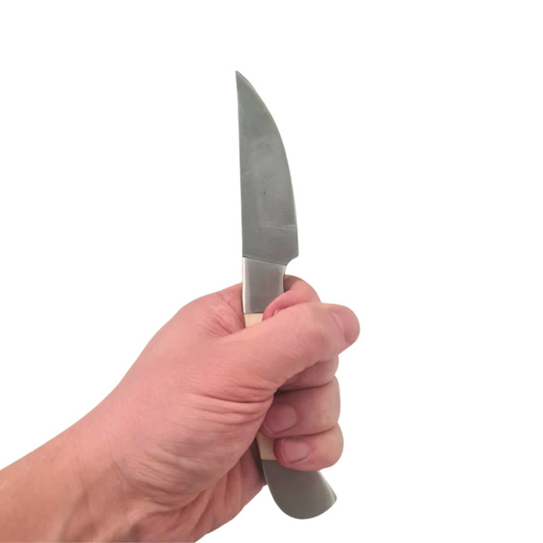 Wild Turkey Burned Bone Fixed Knife
