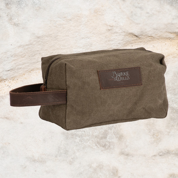 Burke & Wills Army Saunders Toiletry Bag Burke & Wills Army Saunders Toiletry Bag