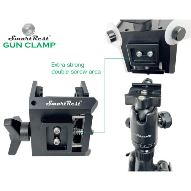 SmartRest Tripod + Ball Head + Clamp SmartRest Tripod + Ball Head + Clamp