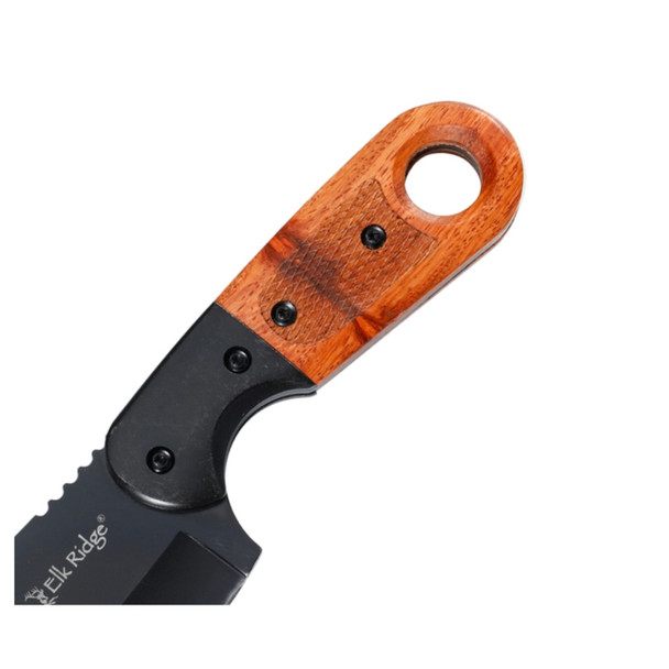 Elk Ridge Black Oxidized Stainless Steel Knife