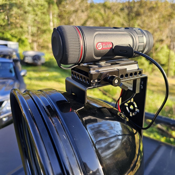 Powa Beam 9" 70w HID Spotlight w Thermal Mount