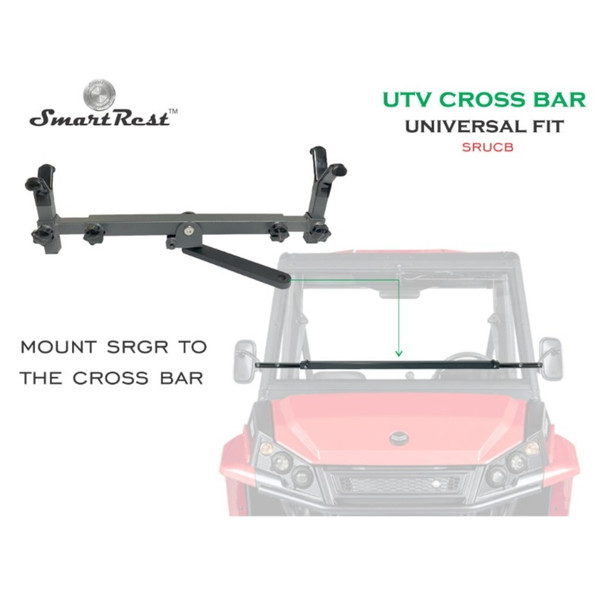 SmartRest UTV Universal Cross Bar Gun Rack SmartRest UTV Universal Cross Bar Gun Rack