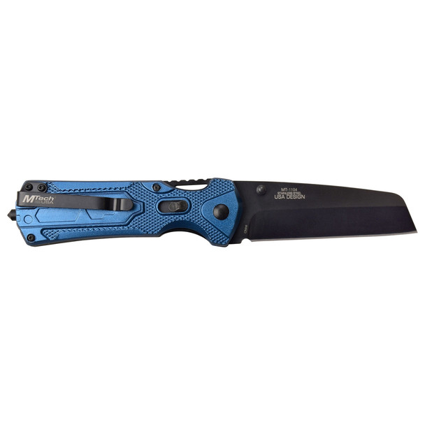 MTech USA Blue Pocket Knife with Multi-Tools MTech USA Blue Pocket Knife with Multi-Tools