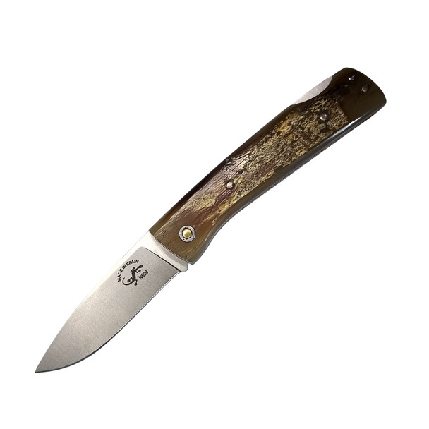 Salamandra Aura Ox Horn N690 Pocket Knife