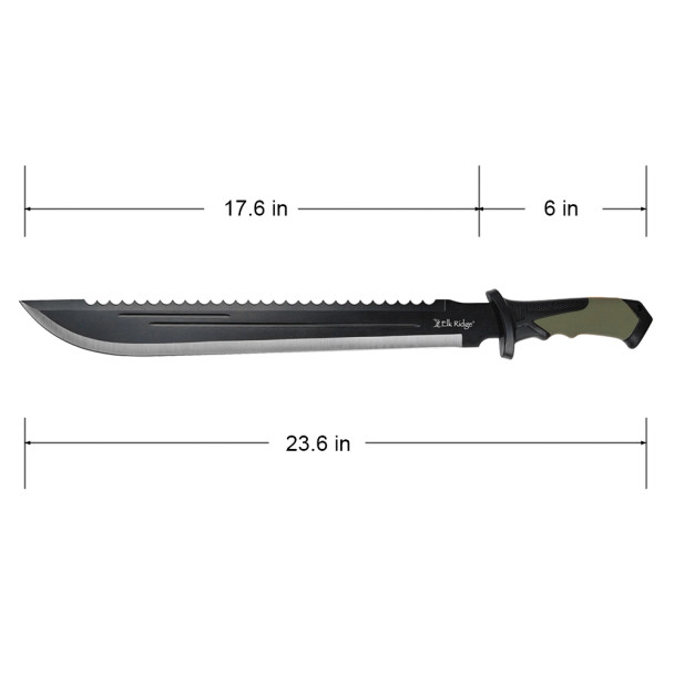 Elk Ridge Olive Machete 600mm