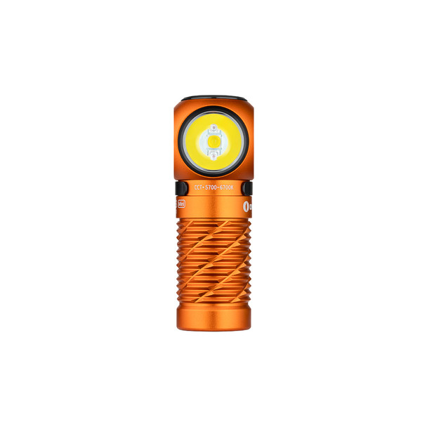 Olight Perun 3 Mini Cool White & Red Beam Headlamp - Orange