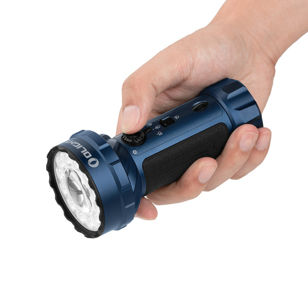 Olight Marauder Mini 2 Flood & Spot + Red Combo Torch - 10000Lm - Blue