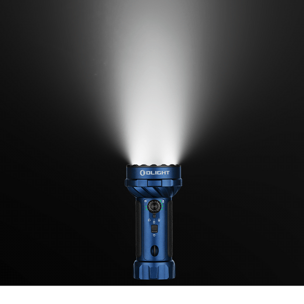 Olight Marauder Mini 2 Flood & Spot + Red Combo Torch - 10000Lm - Blue