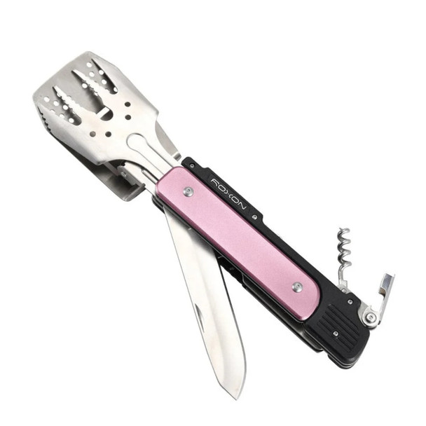 ROXON 6-IN-1 Detachable BBQ Multi-Tool - Pink