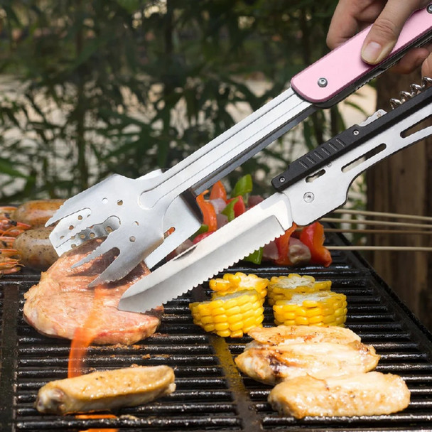ROXON 6-IN-1 Detachable BBQ Multi-Tool - Pink