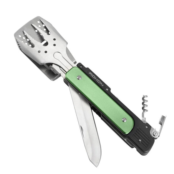 ROXON 6-IN-1 Detachable BBQ Multi-Tool - Green