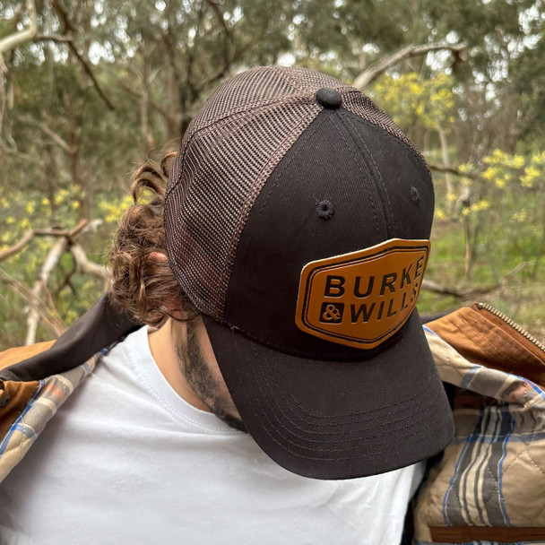 Burke & Wills Brown Blake Trucker Cap