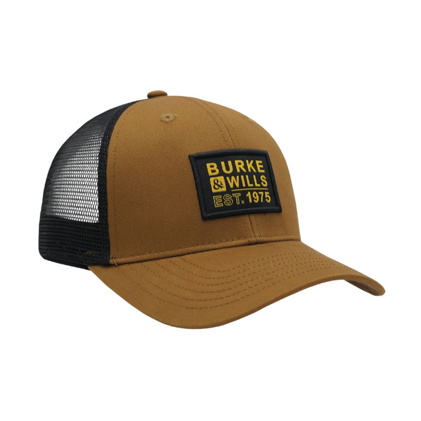 Burke & Wills Dark Camel Ellis Trucker Cap