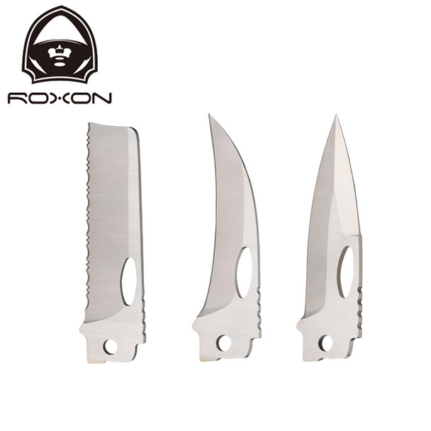ROXON Modular Blades 3pk - Serrated, Talon, Spear Point