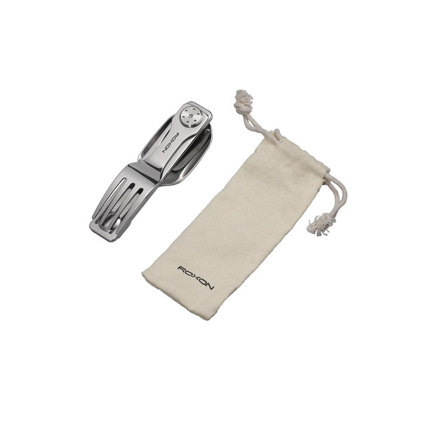 Roxon Magnetic Folding Travel Cutlery - Fork & Spoon