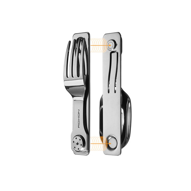 Roxon Magnetic Folding Travel Cutlery - Fork & Spoon