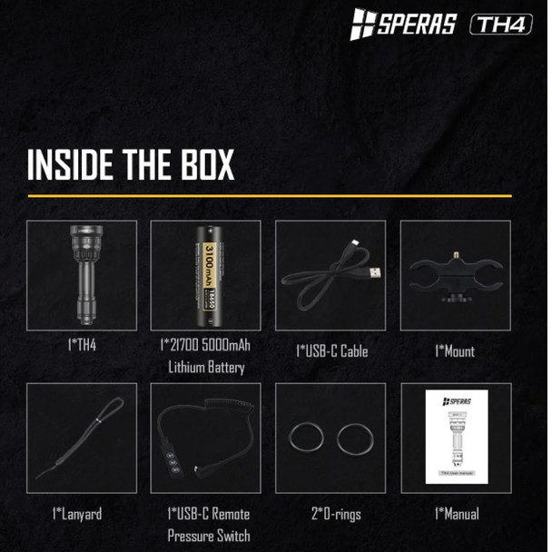 Speras TH4 4-in-1 Hunting Torch