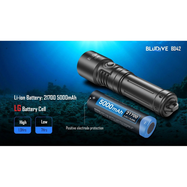 Bludive BD42 Dive torch - 2500lm