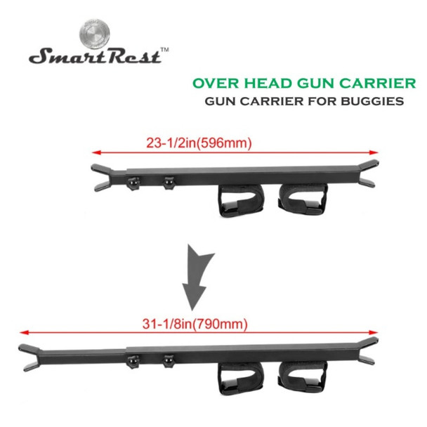 SmartRest Over Head Gun Rack for Buggies