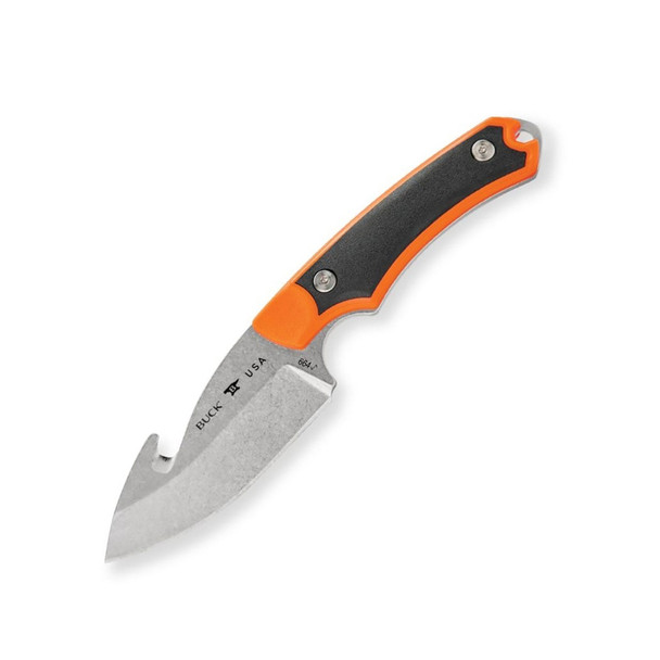 Alpha Hunt Gut Hook Knife Orange Handle