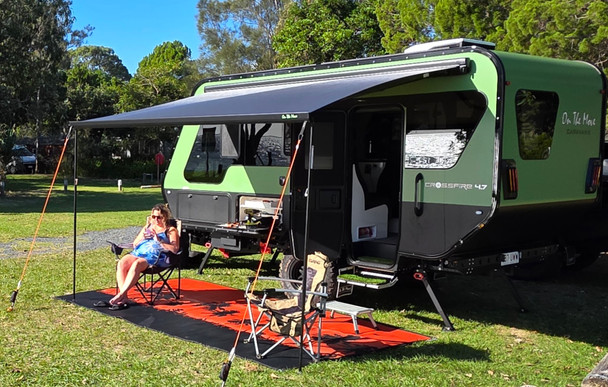Coast RV Recycled Plastic Woven Camping Mat - 2.4x3.6m