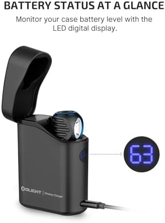 Olight Perun 3 Mini White & Red Beam Torch w Case - Black