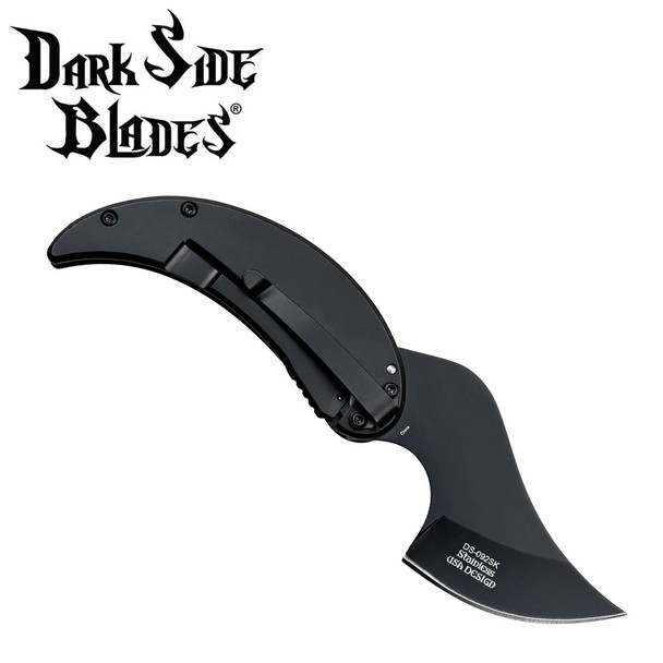 Dark Side Blades Samurai Skull Pocket Knife