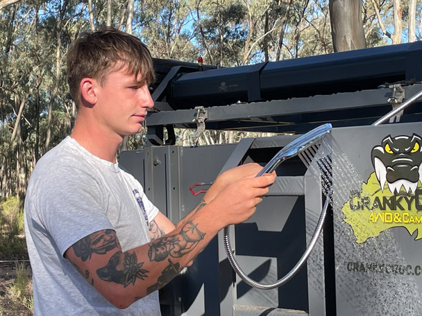 Cranky Croc Rooftop Shower System