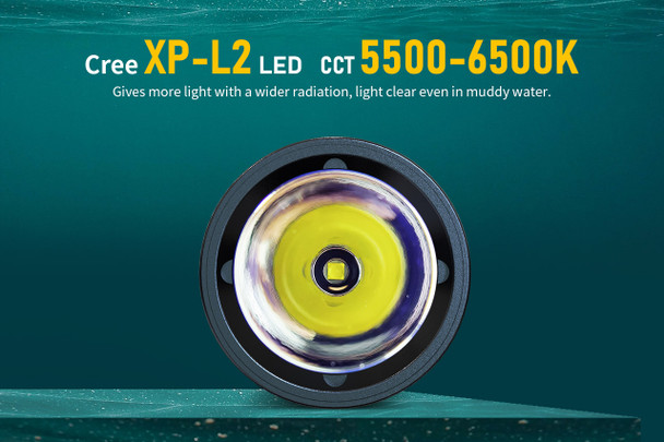 XTAR DS1 1000 Lumen Spearfishing Dive Torch Set