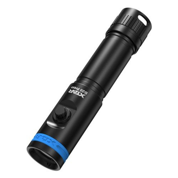 XTAR MiniSuper D20 Press 1200 Lumen Dive Torch Set