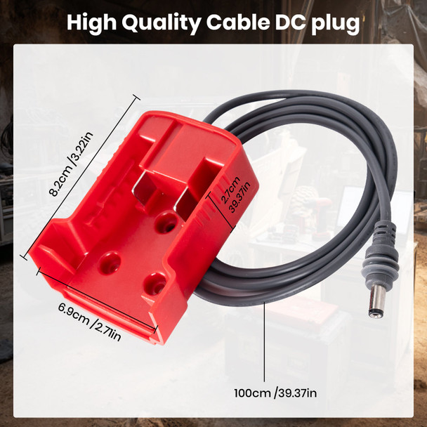 XTAR-Link Starlink Mini Battery Adapter for Milwaukee M18 Batteries - Red