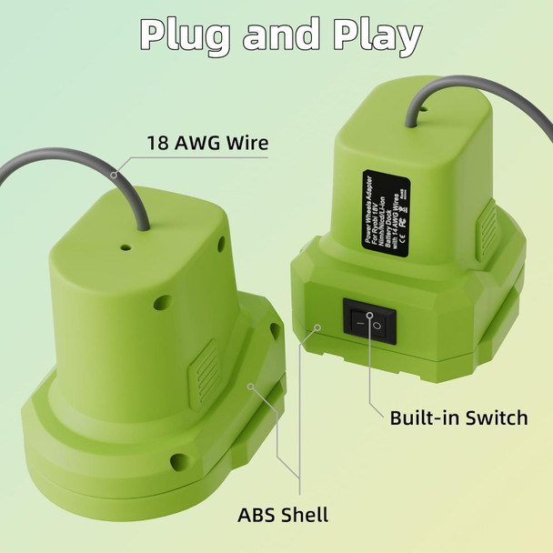 XTAR-Link Starlink Mini Battery Adapter for Ryobi ONE+ 18V Batteries