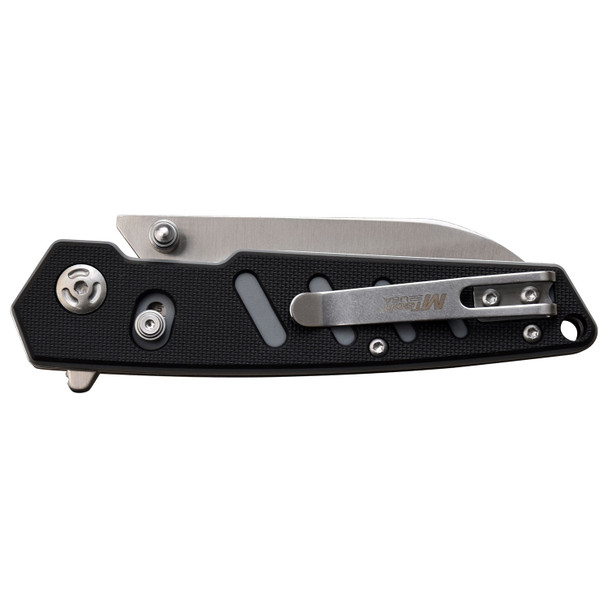 MTech USA Sheepsfoot Folding Knife - Black & Grey