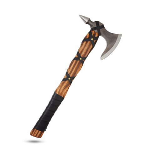 Old Ram Nordic Raider Viking Tomahawk Axe with Sheath