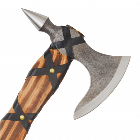 Old Ram Nordic Raider Viking Tomahawk Axe with Sheath