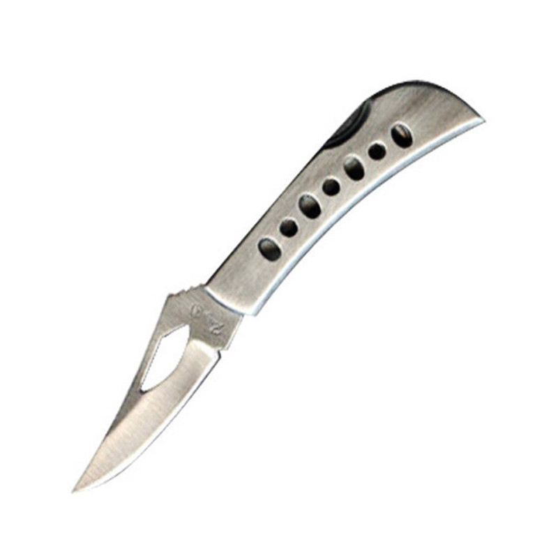 Stainless Lockback Knife w Sheath