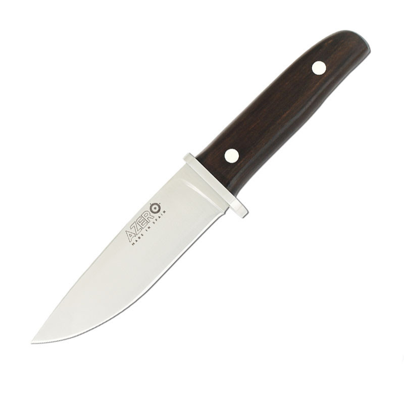 Azero Ebony Wood Stainless Hunting Knife 255mm