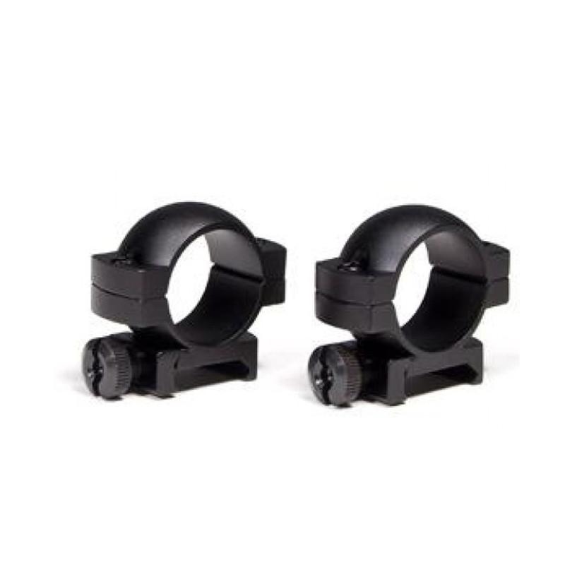 Set of 2 Rifle Scope Low Rings 1"