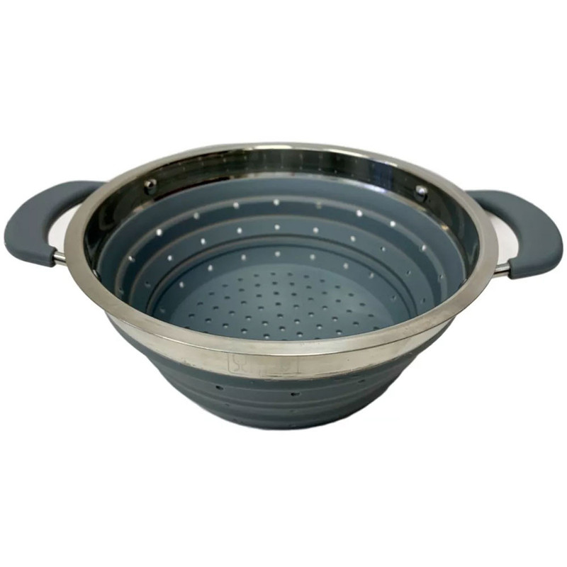 Supex Grey Collapsible Colander with Handles