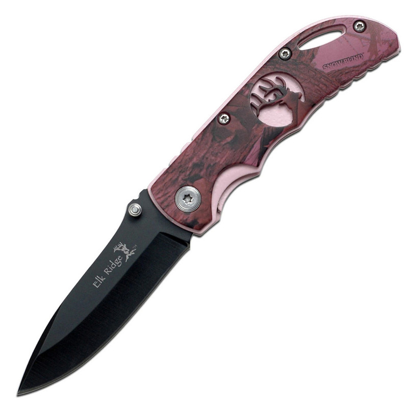 Elk Ridge Purple Camouflage Pocket Knife