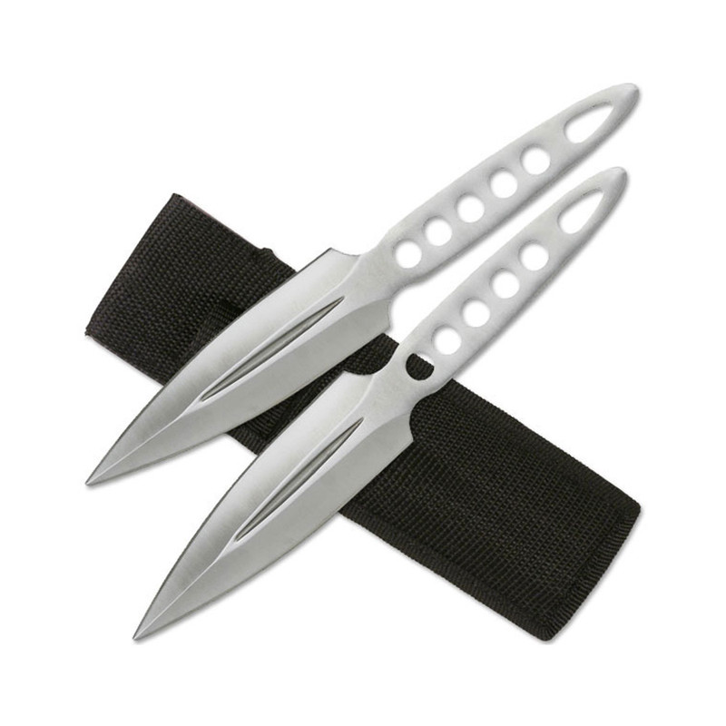 Perfect Point Stainless Steel Throwing Knives 2 Pack
